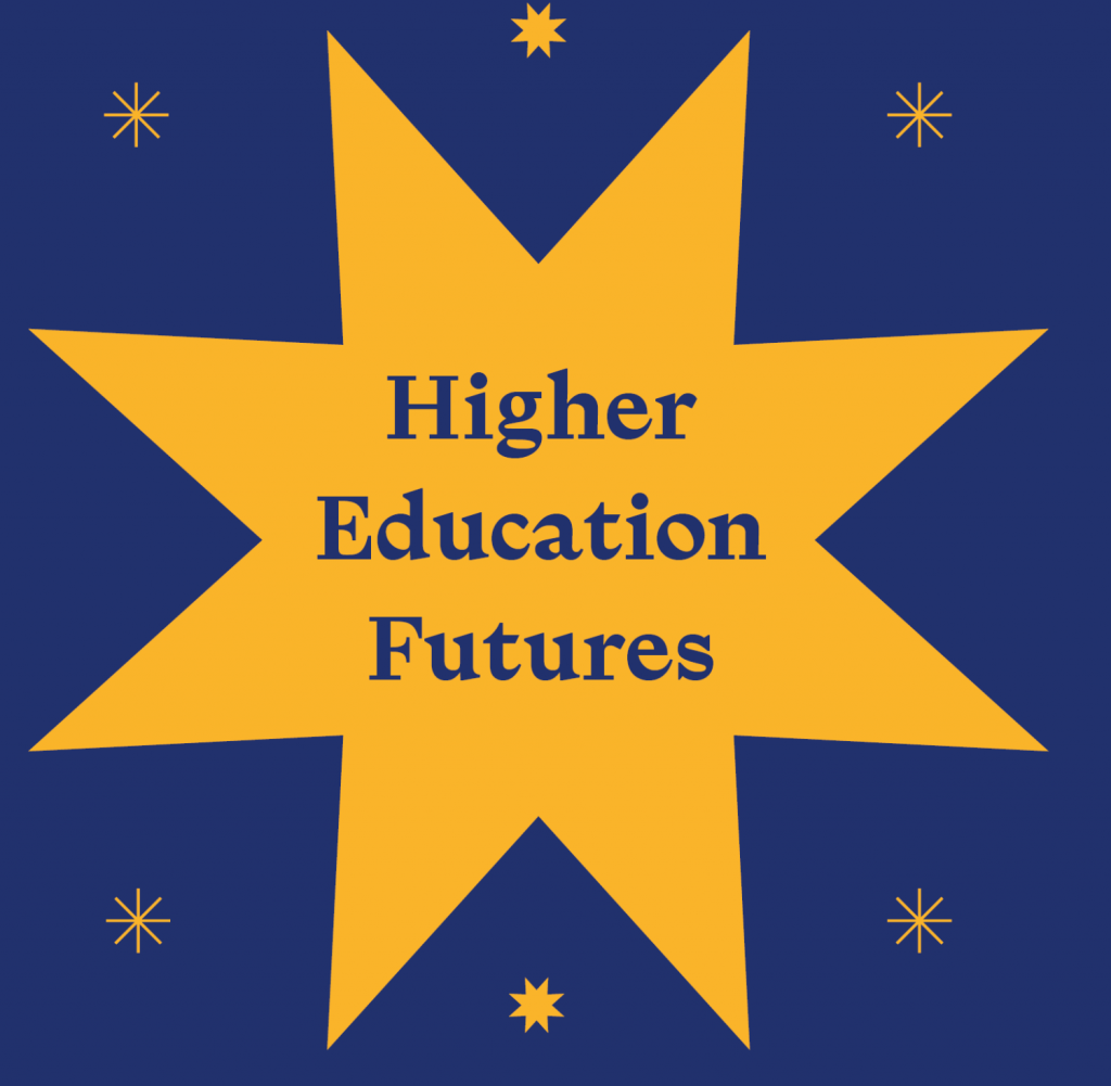 Cover of the Higher Education Futures booklet
